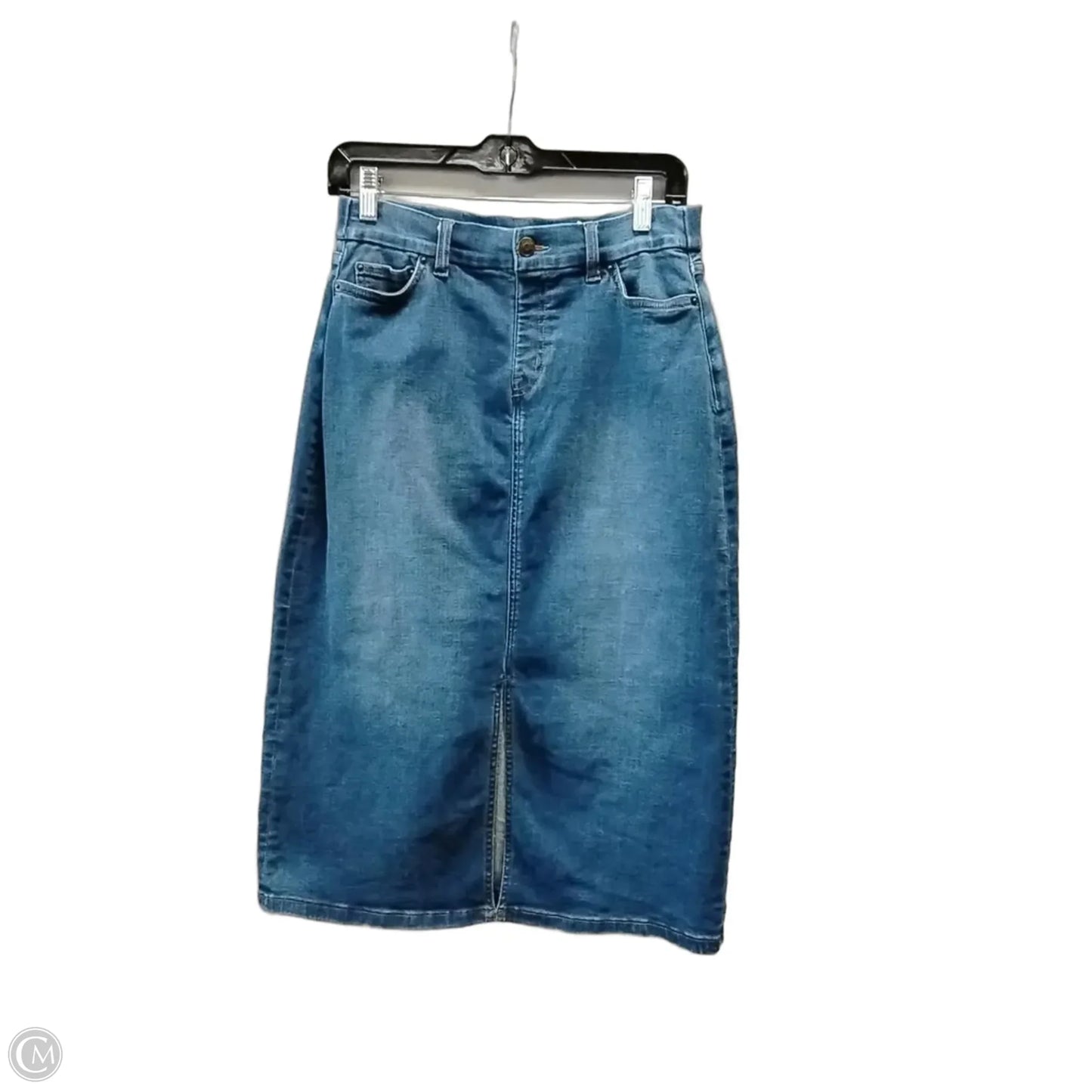Jeans Cropped By D&co. In Blue Denim, Size: 6p