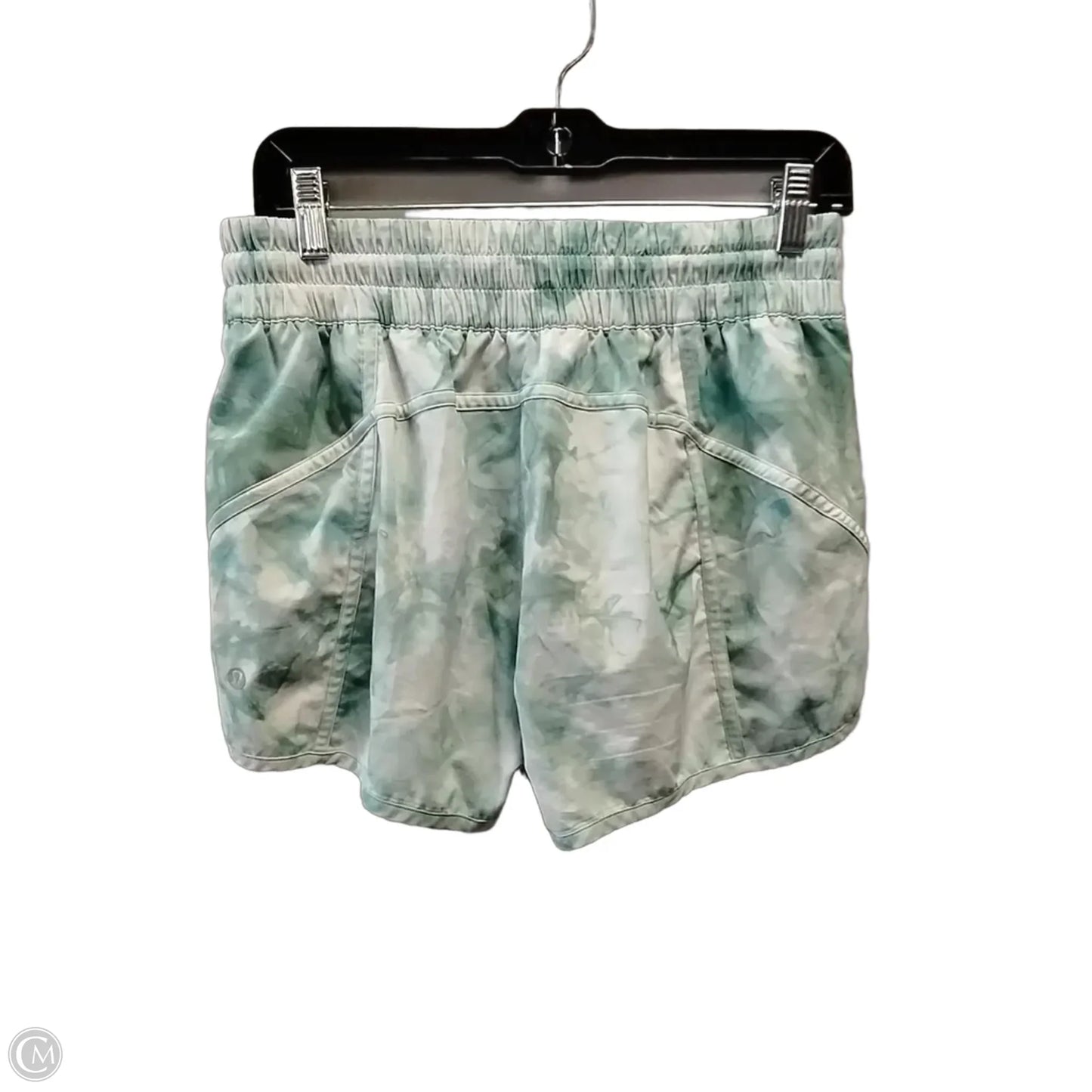 Athletic Shorts By Lululemon In Tie Dye Print, Size: 10