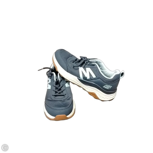 Shoes Athletic By Skechers In Blue, Size: 8.5