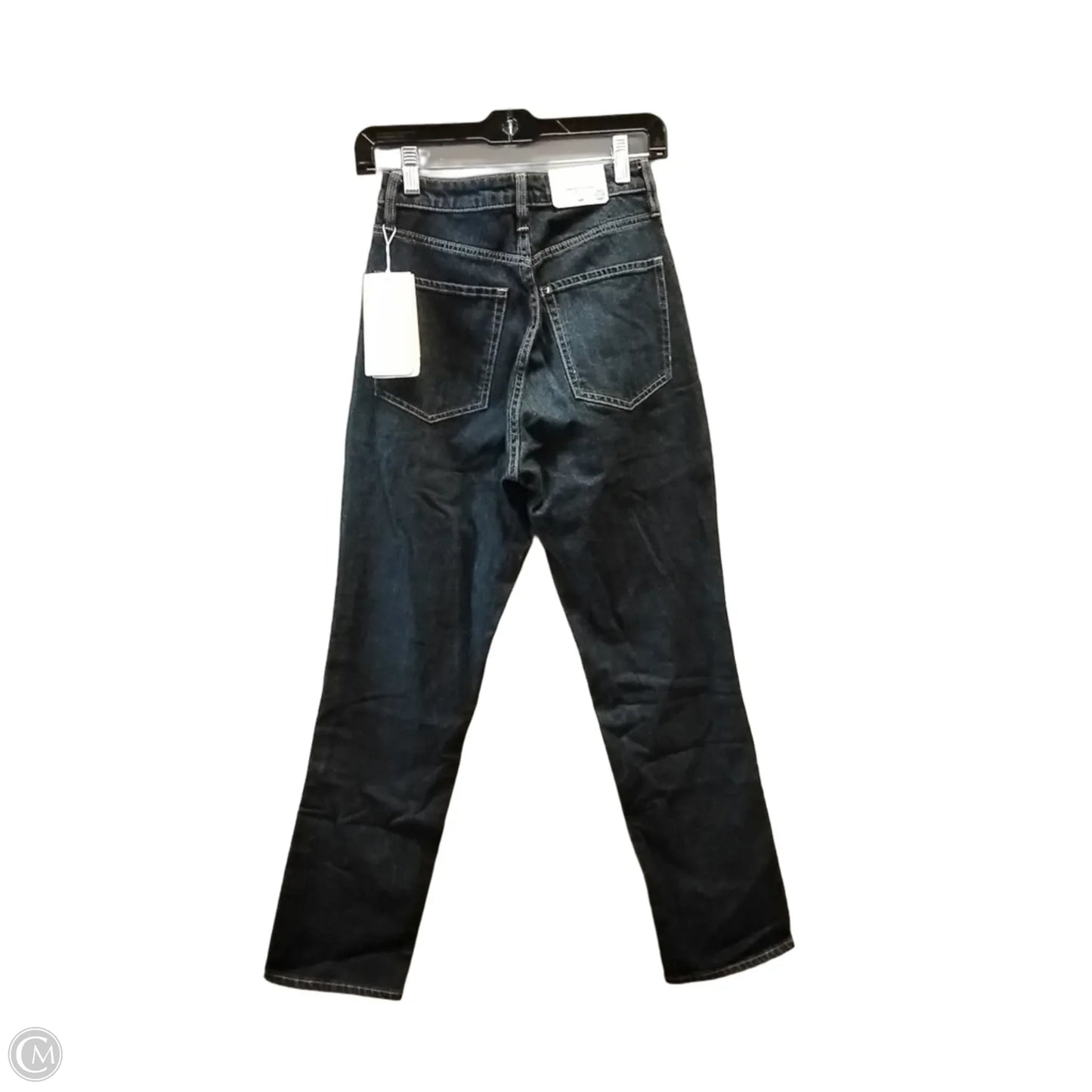 Jeans Straight By H&m In Blue Denim, Size: 0