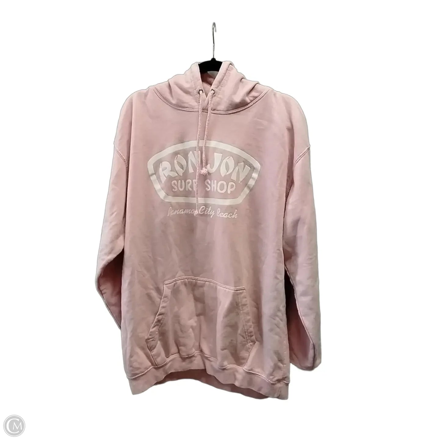 Sweatshirt Hoodie By Cme In Pink, Size: Xl