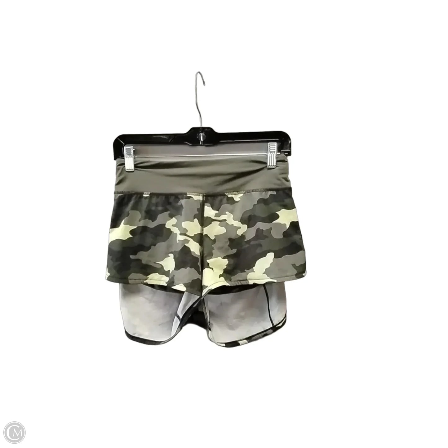 Athletic Shorts By Lululemon In Camouflage Print, Size: 14