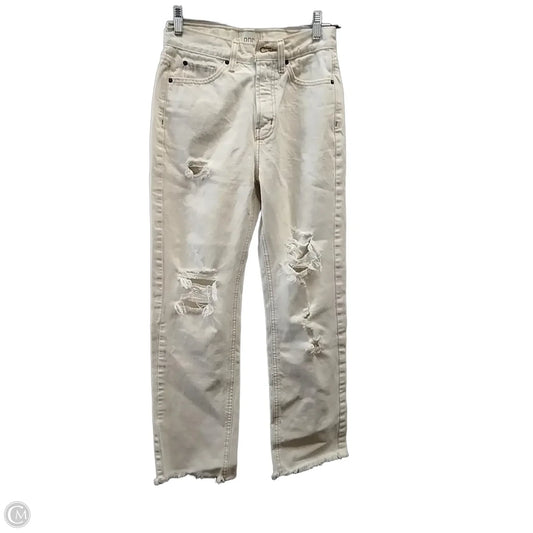 Jeans Straight By Bdg In White, Size: 2