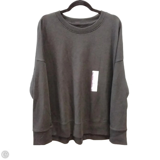 Sweatshirt Crewneck By Time And Tru In Black, Size: Xxl