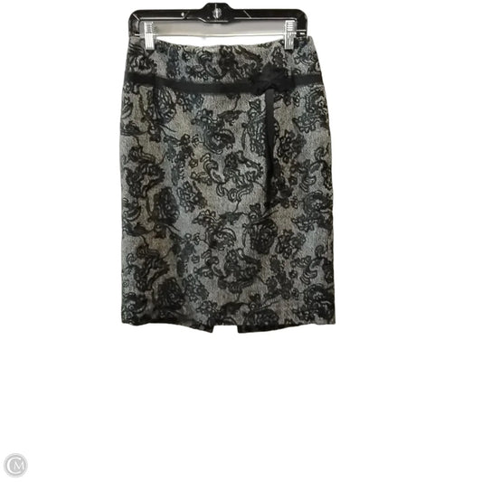 Skirt Midi By Ann Taylor In Black, Size: 6