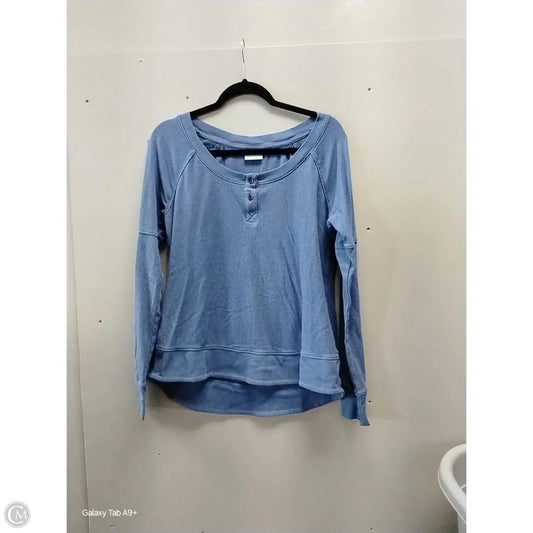 Top Long Sleeve By Columbia In Blue, Size: M