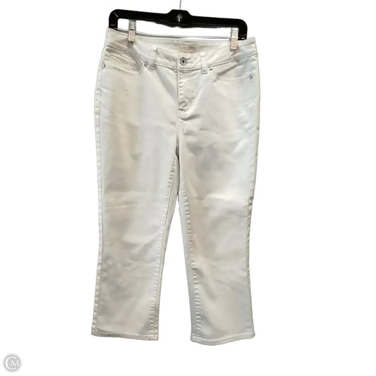 Jeans Skinny By Coldwater Creek In White, Size: 6