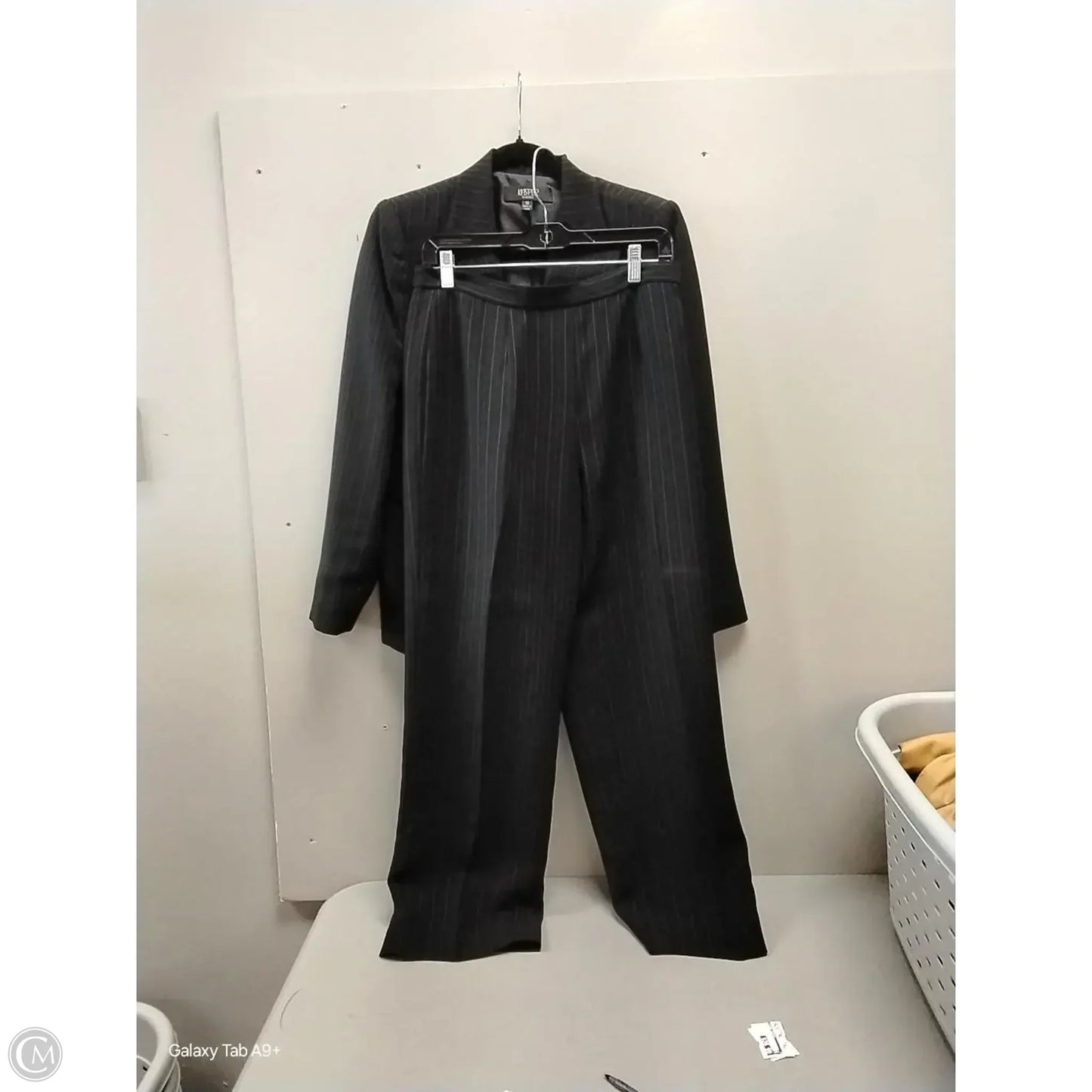 Pants Suit 2pc By Kasper In Striped Pattern, Size: 10