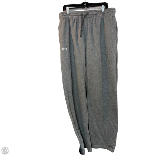 Athletic Pants By Under Armour In Grey, Size: Xl