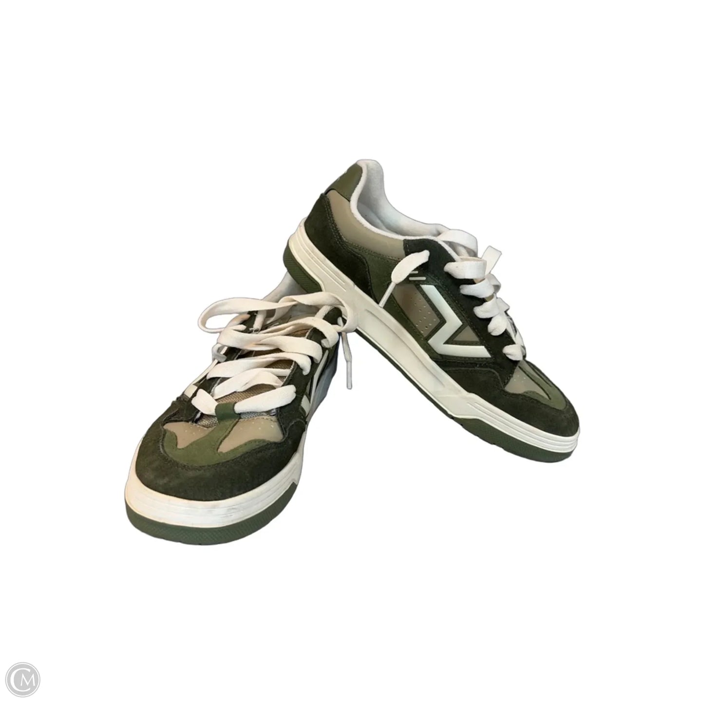 Shoes Sneakers By Vans In Green, Size: 11