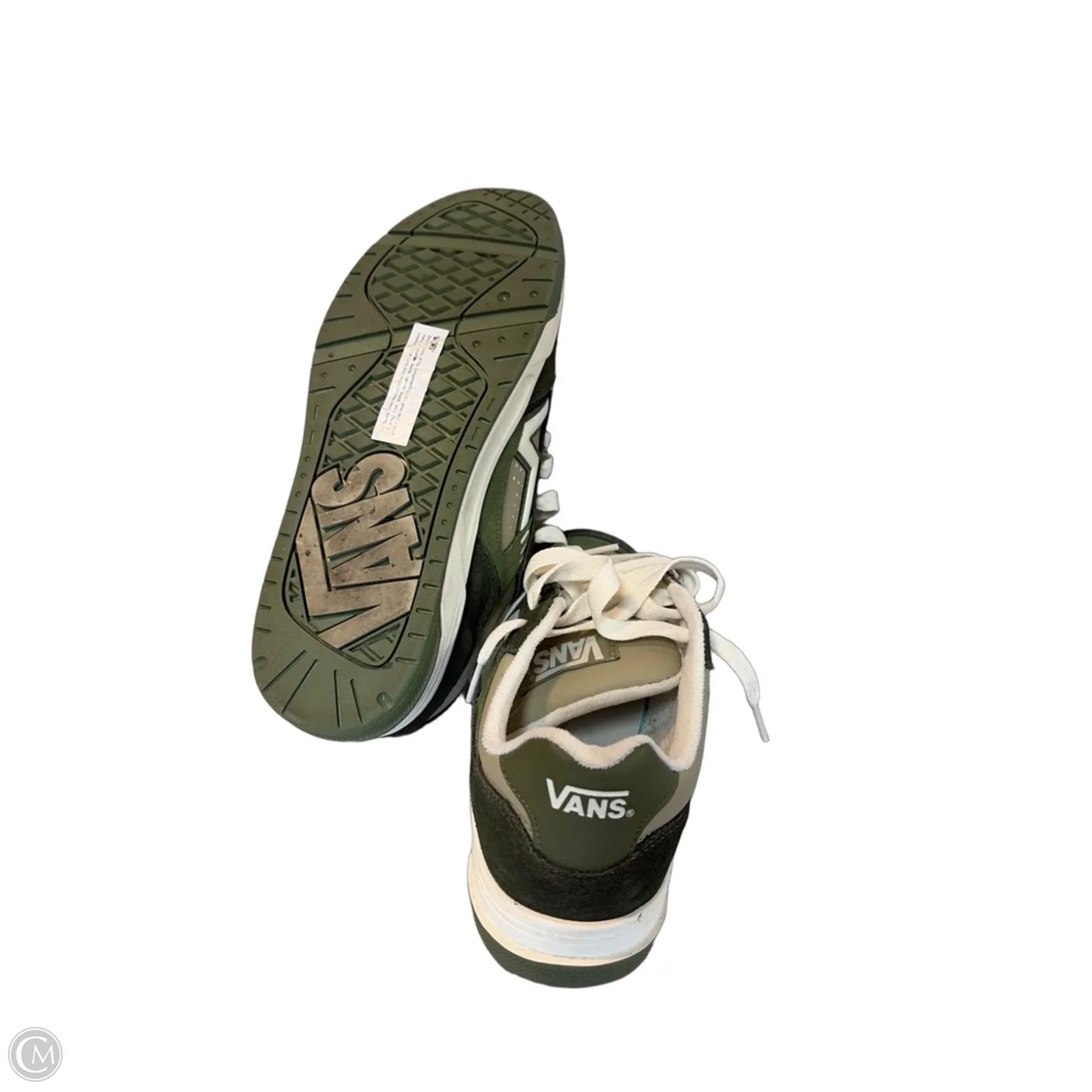 Shoes Sneakers By Vans In Green, Size: 11