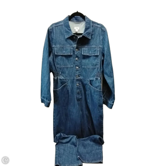 Jumpsuit By Ana In Blue Denim, Size: L