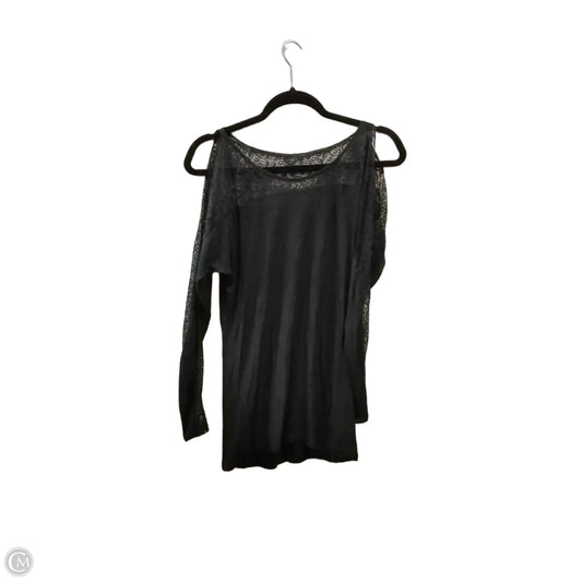 Top Long Sleeve By Express In Black, Size: L