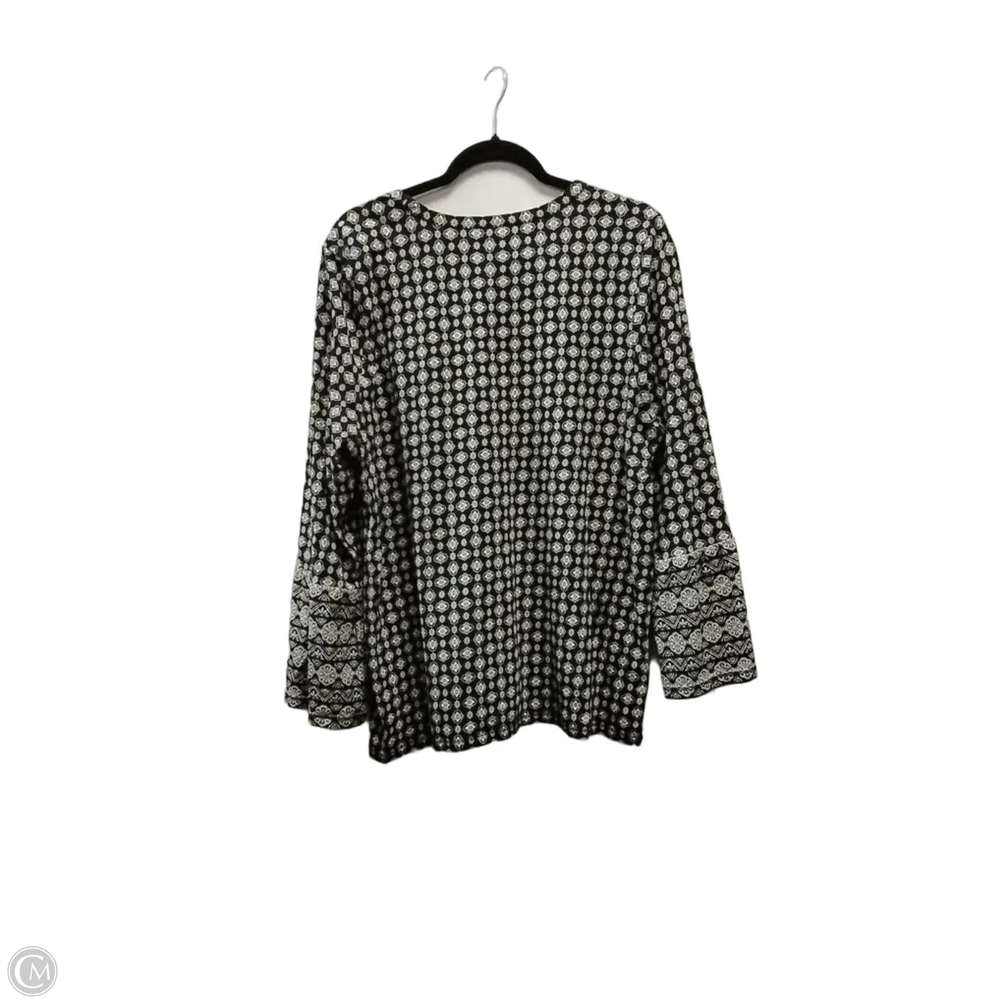 Top Long Sleeve By J. Jill In Black, Size: Xl