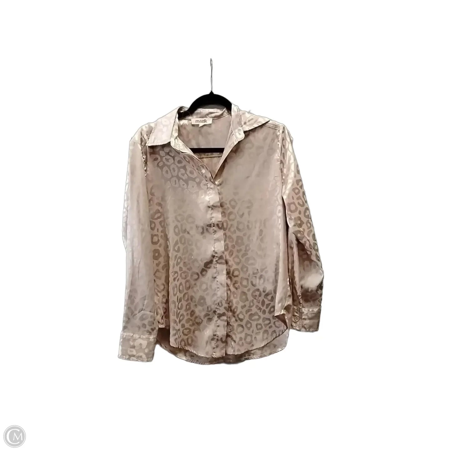 Top Long Sleeve By Mazik In Pink, Size: S