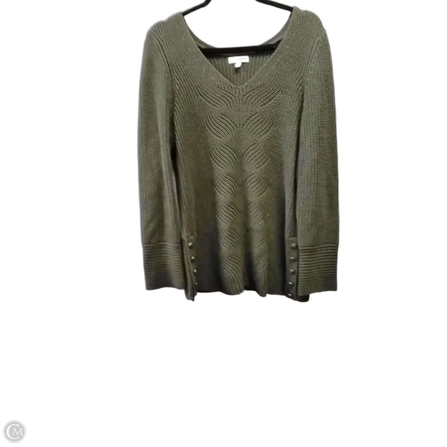 Sweater By Sonoma In Green, Size: M
