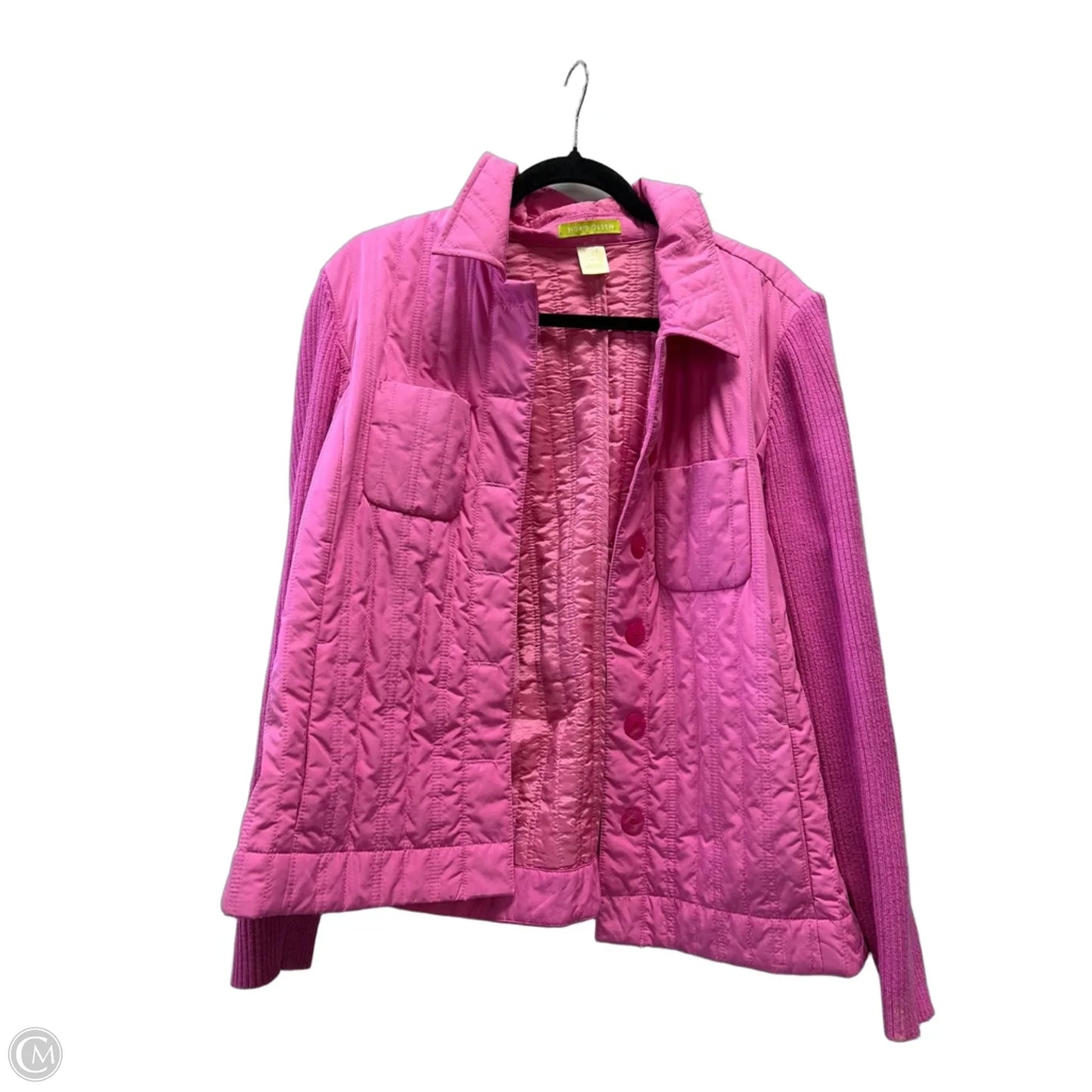Jacket Puffer & Quilted By Sigrid Olsen In Pink, Size: Xl