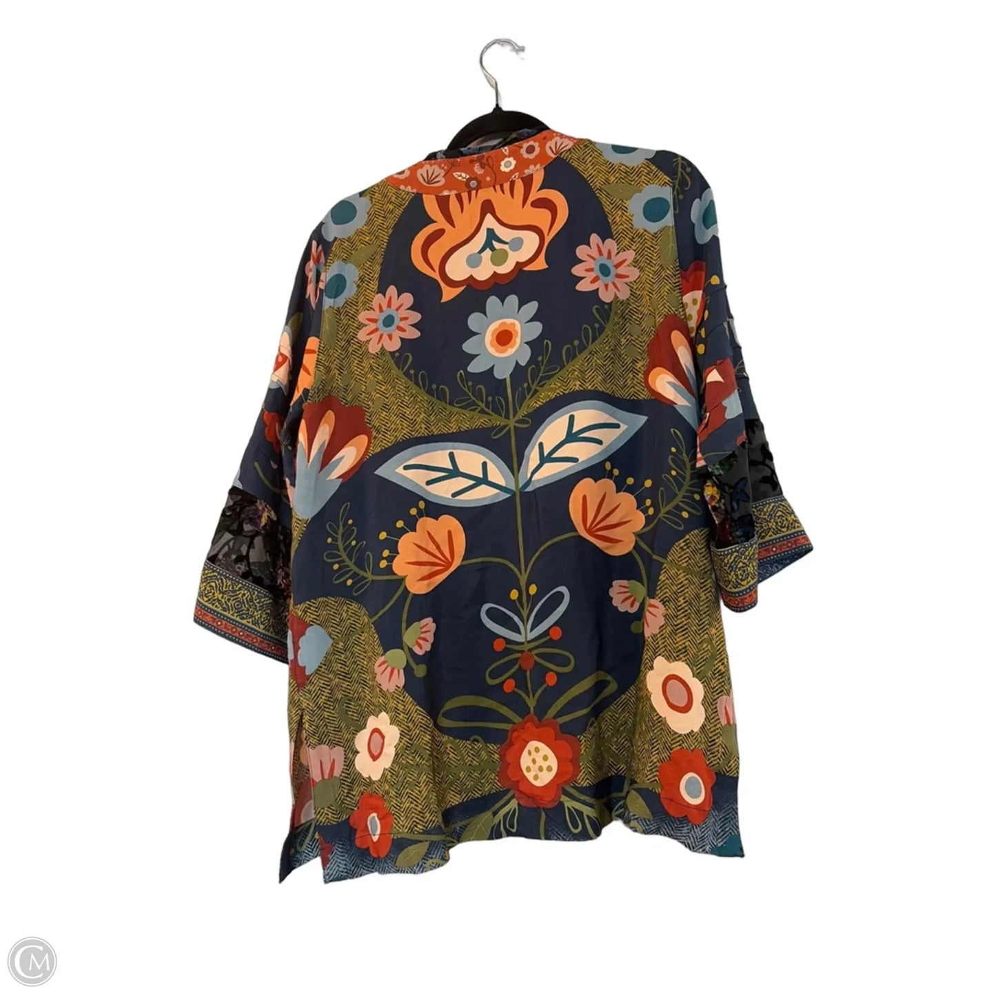 Shawl By John Mark In Floral Print, Size: S