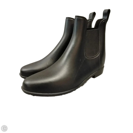 Boots Ankle Flats By Clothes Mentor In Black, Size: 11