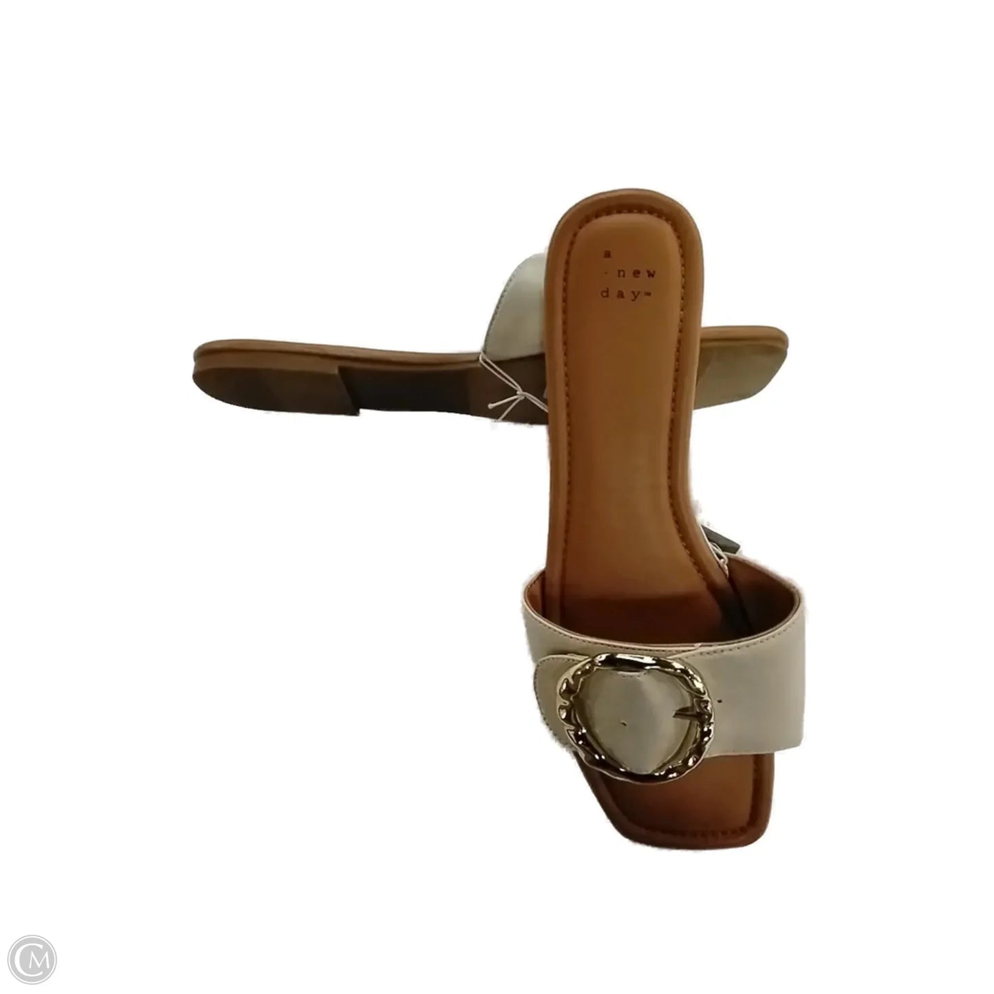 Sandals Flats By A New Day In White, Size: 12