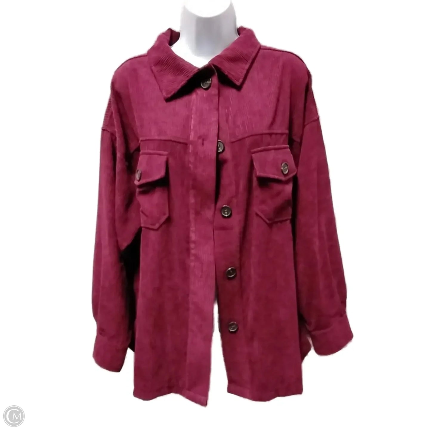 Jacket Other By Zenana Outfitters In Red, Size: L