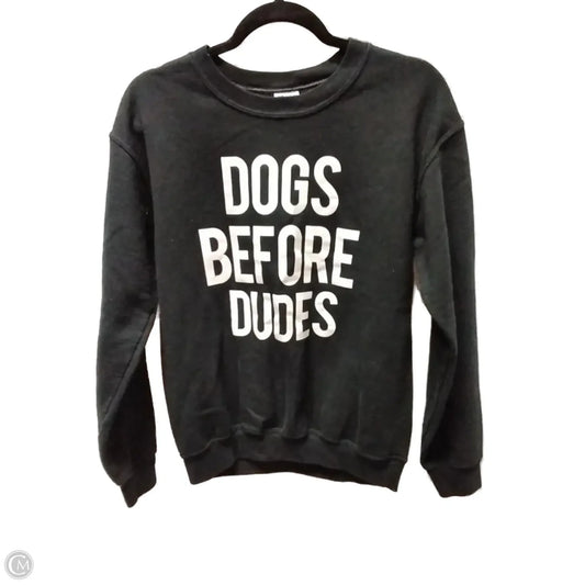 Sweatshirt Crewneck By Gildan In Black, Size: S