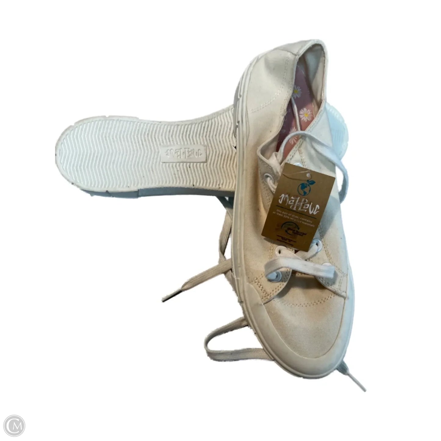 Shoes Sneakers By Clothes Mentor In Cream, Size: 11