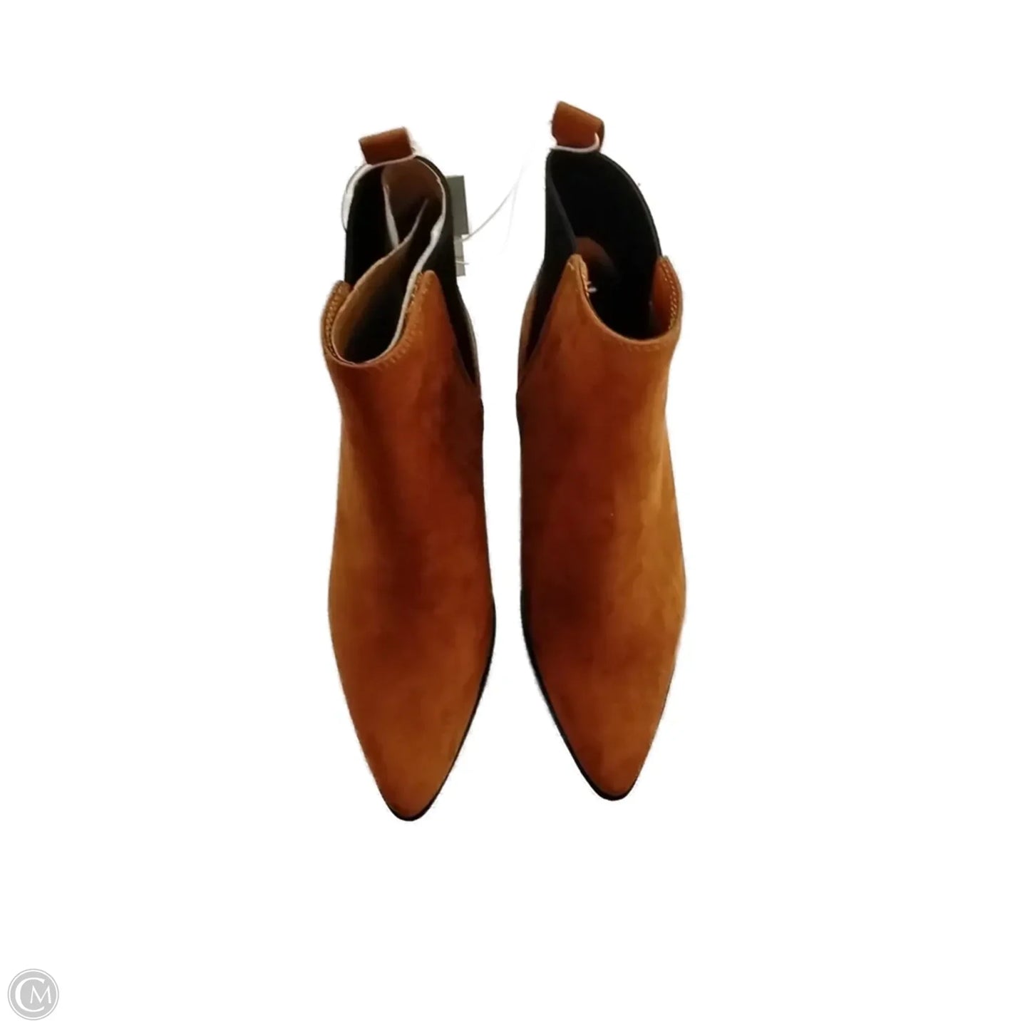 Boots Ankle Heels By A New Day In Orange, Size: 6