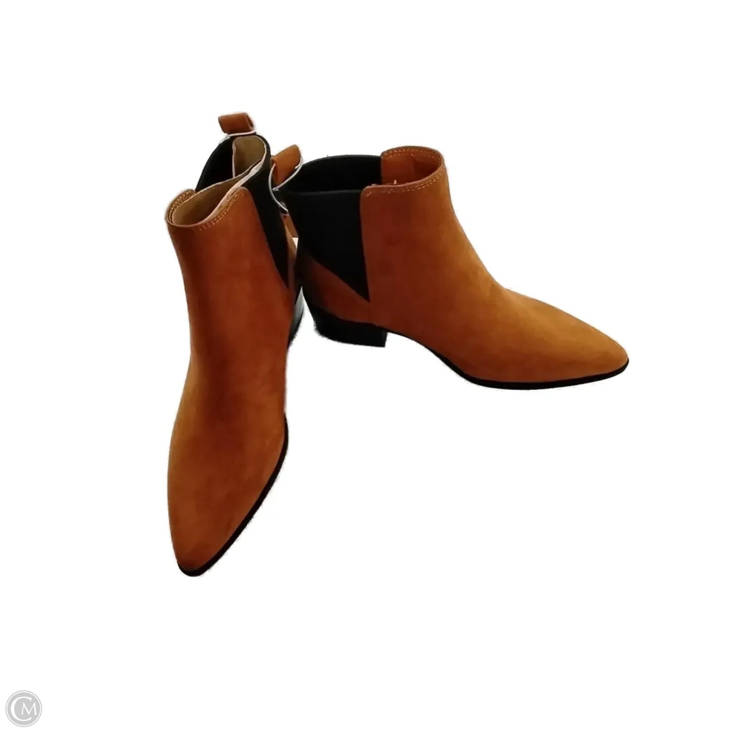 Boots Ankle Heels By A New Day In Orange, Size: 6
