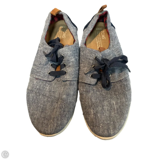 Shoes Sneakers By Toms In Blue, Size: 8.5