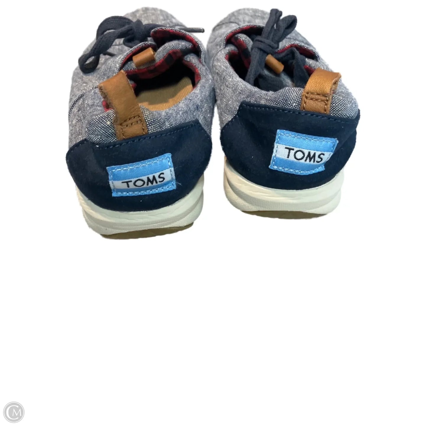 Shoes Sneakers By Toms In Blue, Size: 8.5