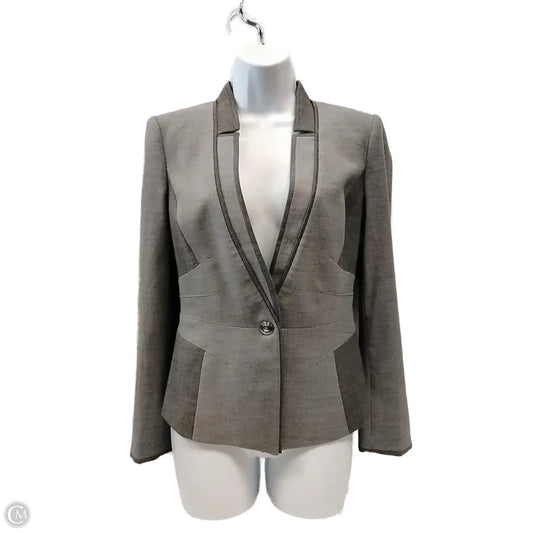 Blazer By White House Black Market In Grey, Size: 0