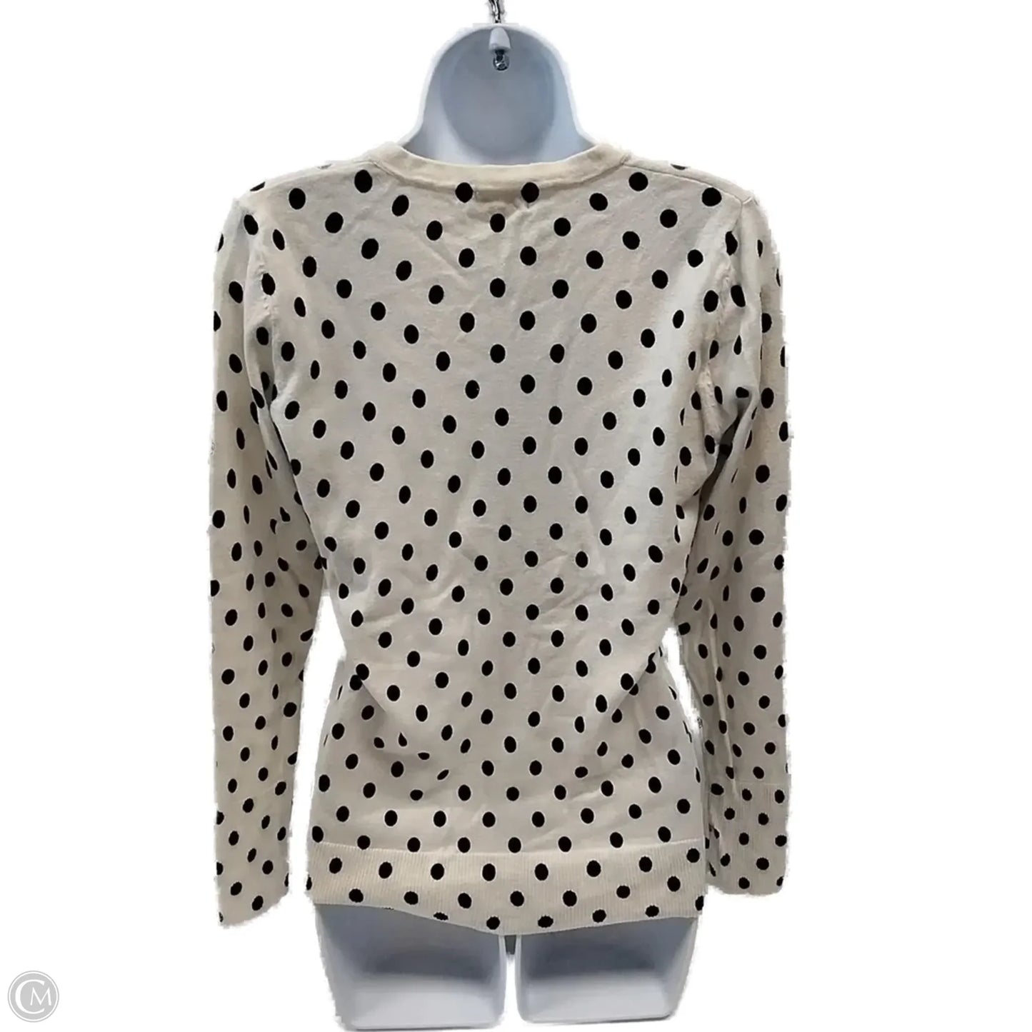 Cardigan By Merona In Polkadot Pattern, Size: M