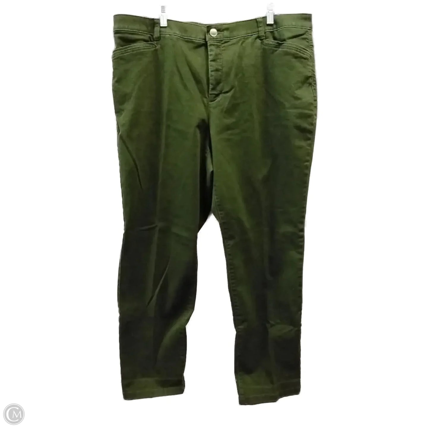 Jeans Skinny By Cj Banks In Green, Size: 20w