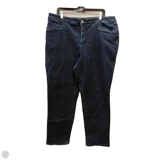 Jeans Skinny By Cj Banks In Blue, Size: 20w