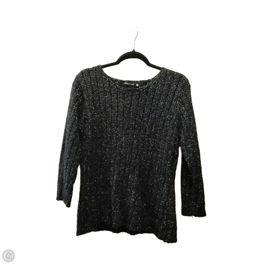 Top Long Sleeve By Carolyn Taylor In Black, Size: Xl