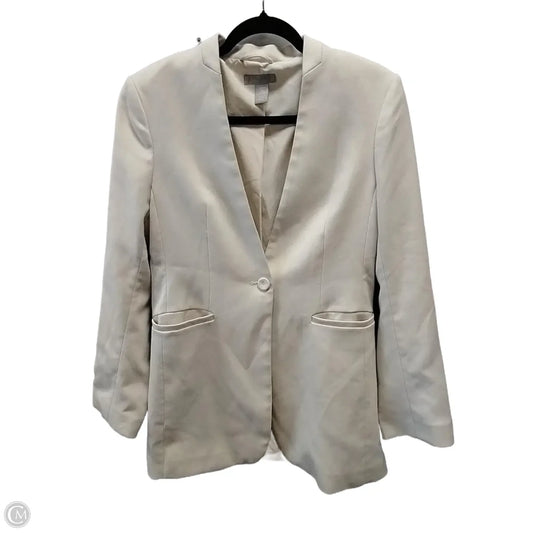 Blazer By H&m In Cream, Size: Small