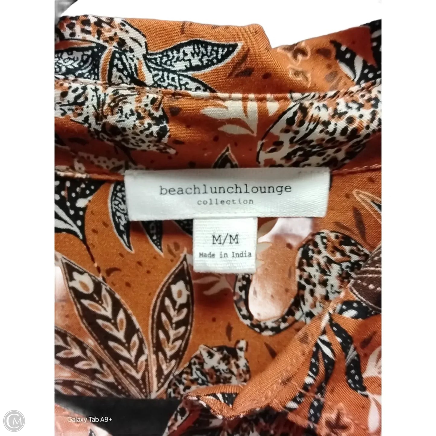 Top Long Sleeve By Beachlunchlounge In Orange, Size: M