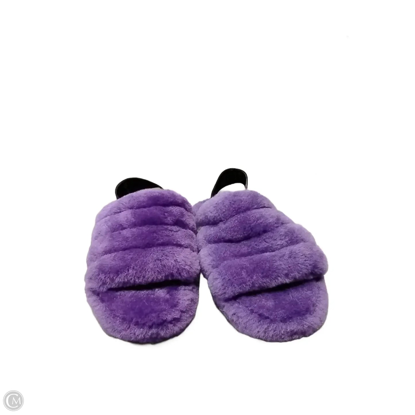 Slippers Designer By Ugg In Purple, Size: 7