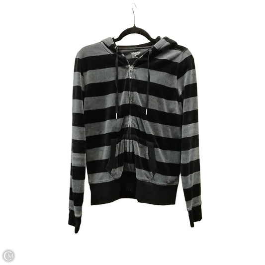 Jacket Other By Calvin Klein Performance In Striped Pattern, Size: M