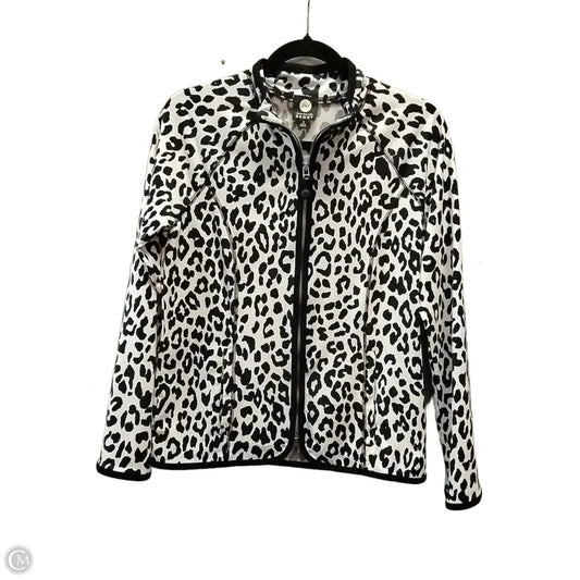 Athletic Jacket By Jones New York In Animal Print, Size: S