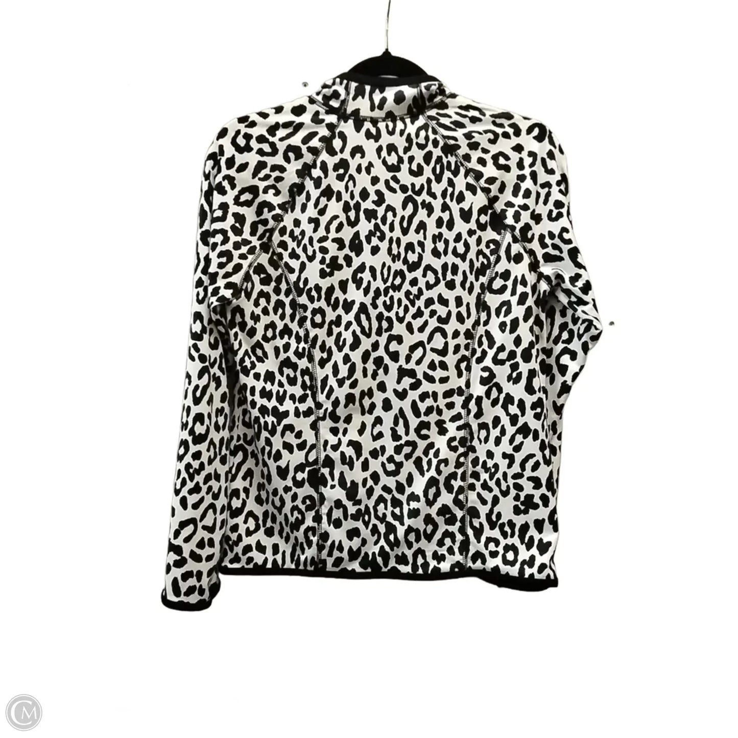 Athletic Jacket By Jones New York In Animal Print, Size: S