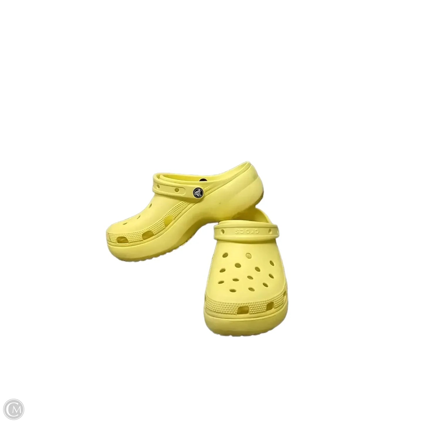 Sandals Sport By Crocs In Yellow, Size: 9