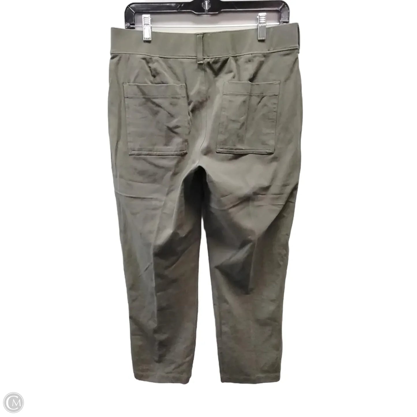 Pants Cropped By Lands End In Green, Size: M