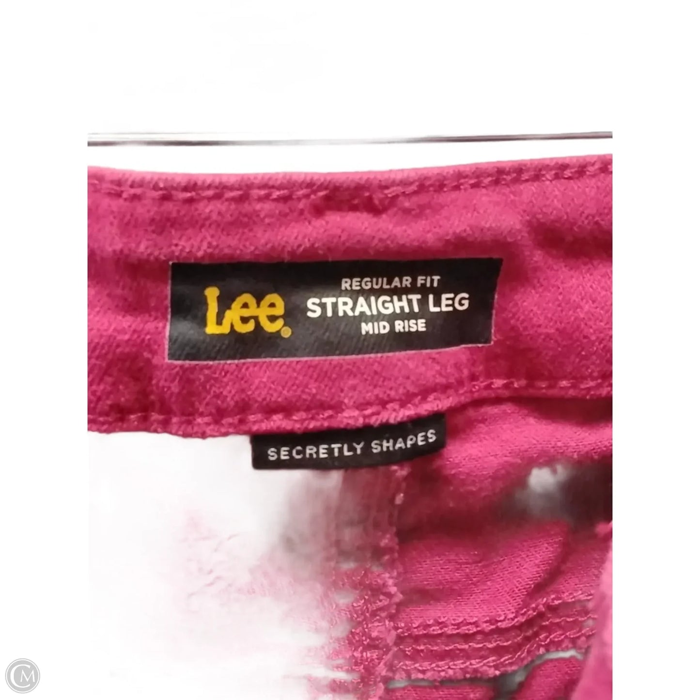 Jeans Straight By Lee In Red, Size: 10