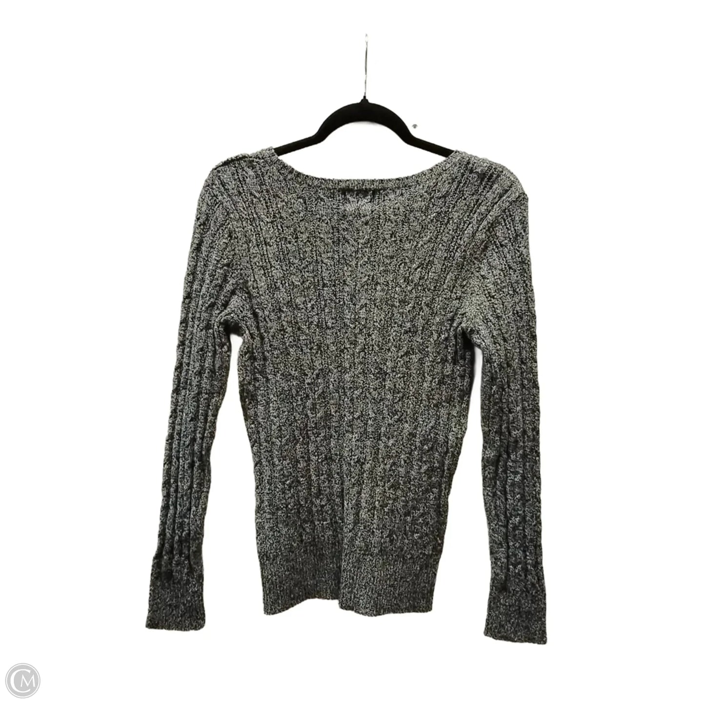 Top Long Sleeve By St Johns Bay In Grey, Size: M