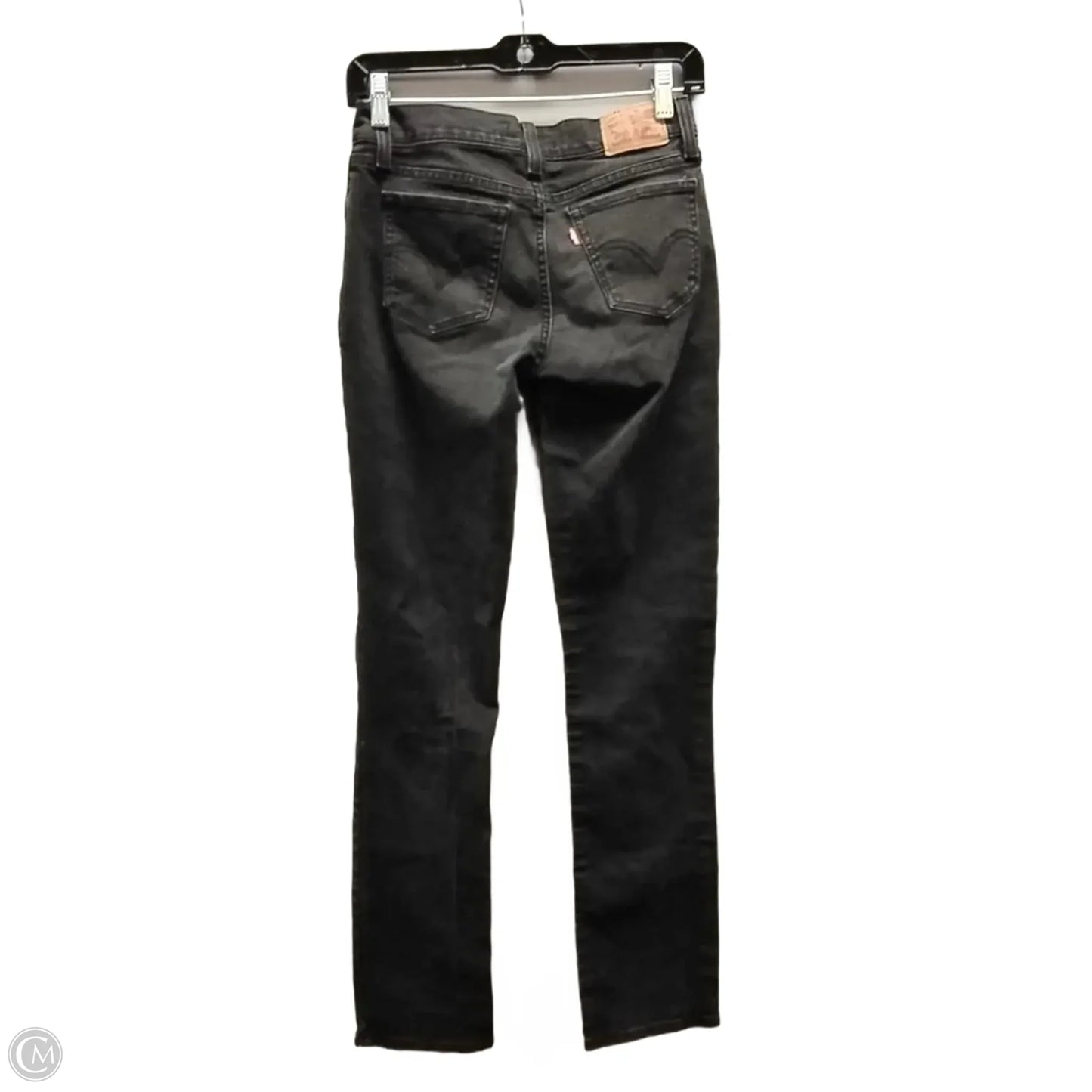 Jeans Straight By Levis In Black, Size: 0