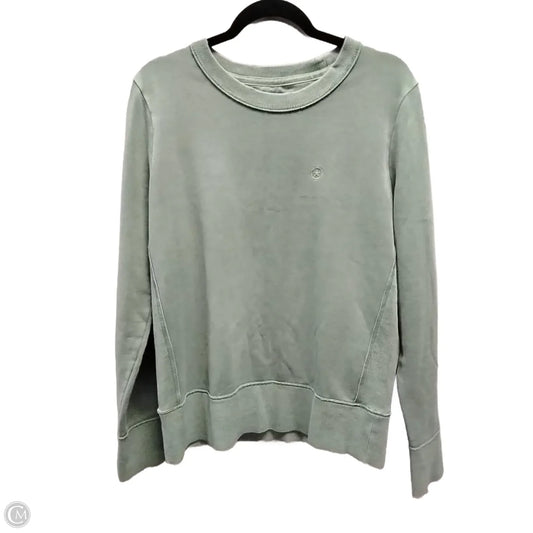 Sweatshirt Collar By Converse In Green, Size: Xl