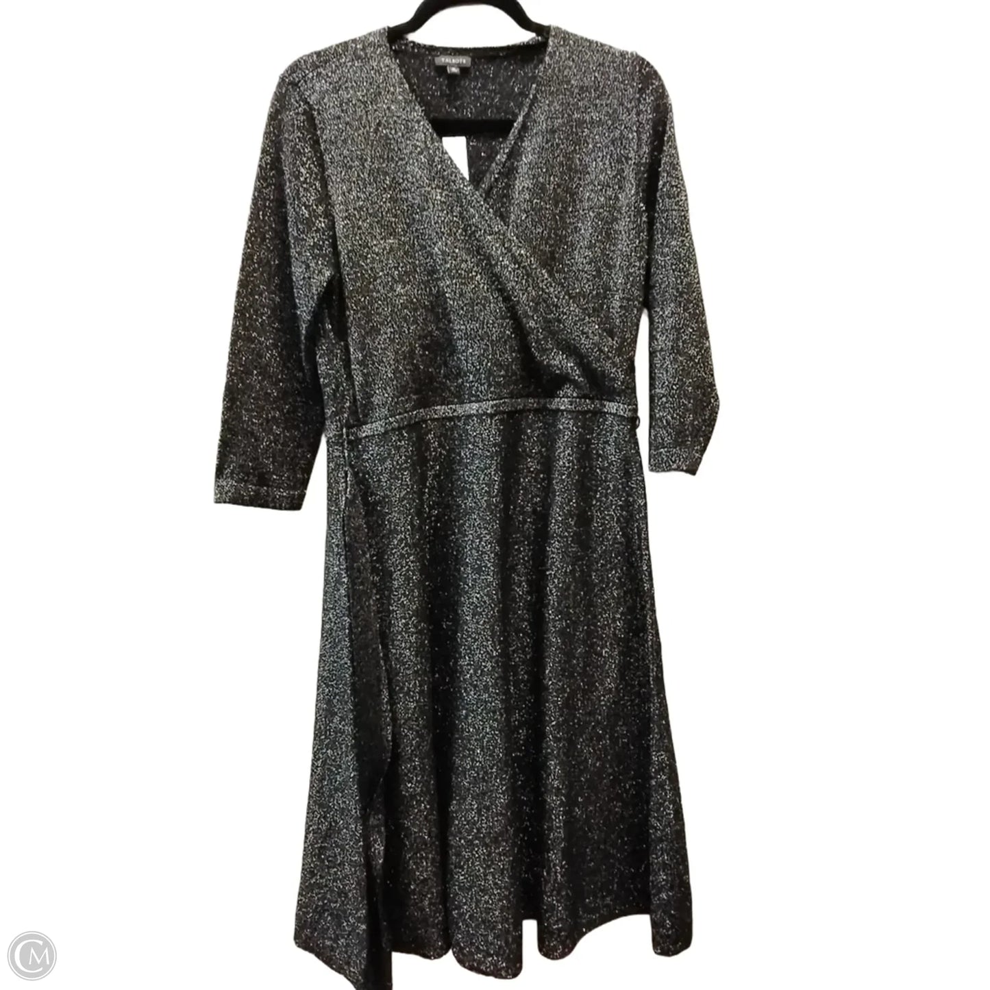 Dress Party Midi By Talbots In Black, Size: M