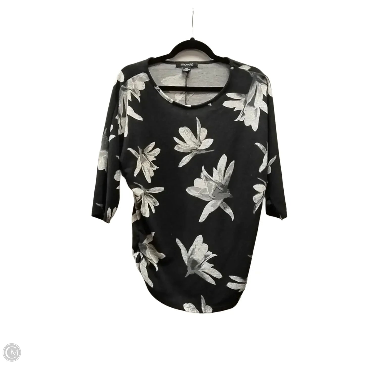 Top 3/4 Sleeve By Clothes Mentor In Floral Print, Size: Sp